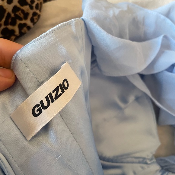 NEW 🩵GUIZIO - RAVELLO CORSET TOP SATIN BABY BLUE - Picture 6 of 9